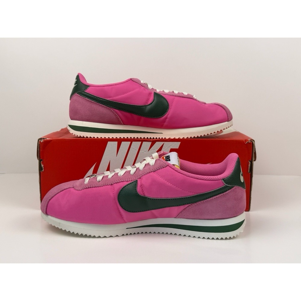 Nike Cortez Sneakers Women's Size 11 / Men's 9.5 Pinksicle/White IH2361-600 - Picture 2 of 5